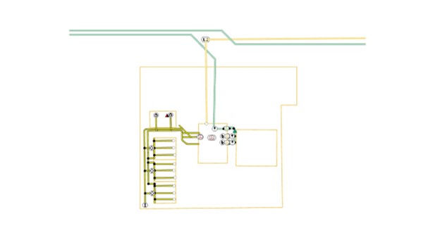 Figure 1 – Utility Network Data on a 2D Map